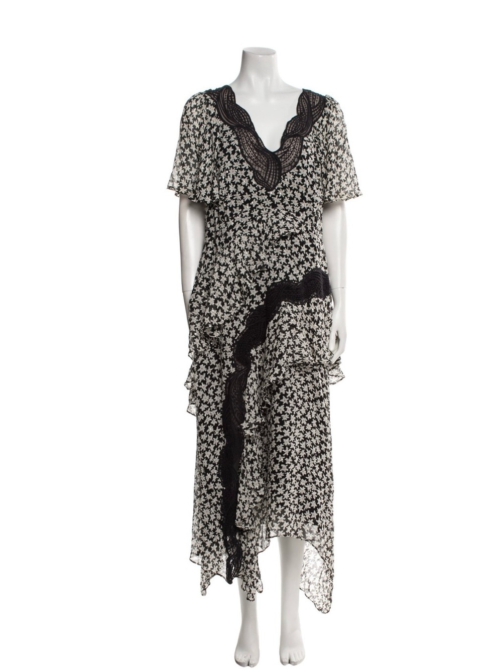 Rebecca Taylor Silk Floral Dress
